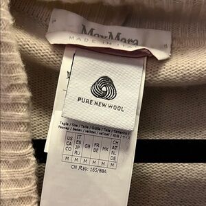 MaxMara Cream Wool Sweater